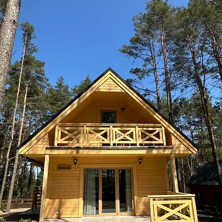 Domek Wypoczynkowy Sosenka Z Sauna I Jacuzzi Ocypel Exterior photo